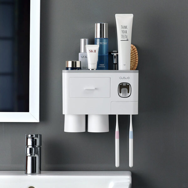 Bathroom Organizer Set Toothbrush Holder
